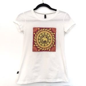 [CAROLINA] Small t-shirt w elephant mandala print